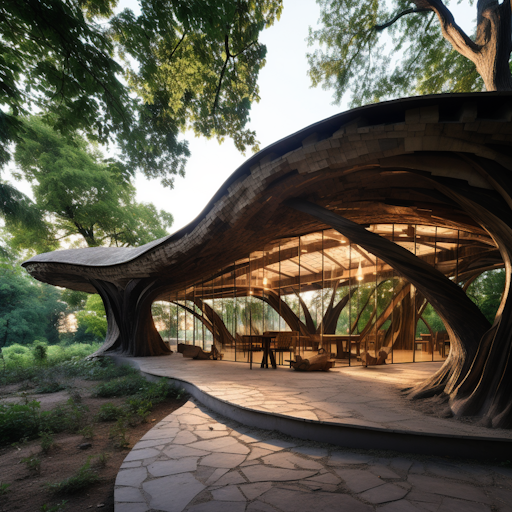 House grown from a genetically engineered seed